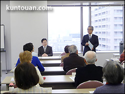 4月16日の第1回、寺本先生—お茶研究の魅力を講義