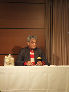 インド・ダージリンのマカイバリ茶園主（S.K.バナジー氏）の来日記念イベントに参加並びに取材と対談